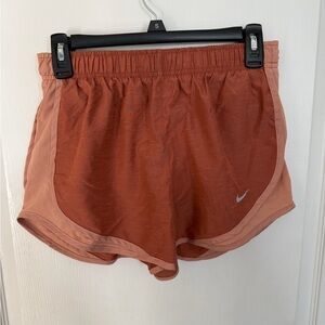 Nike Women's Rust Orange Athletic Shorts